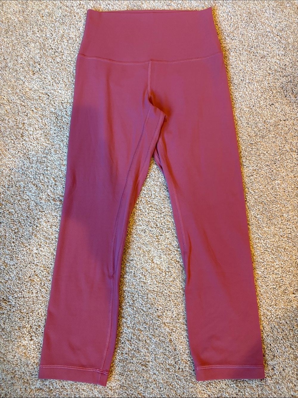 Lululemon Mauve Dusty Rose Leggings High Waist Size 4